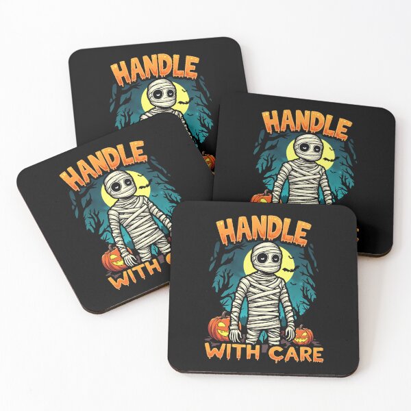 Item preview, Handle With Care Funny Halloween Mummy Gift designed and sold by Say It With Ink.