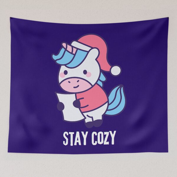 Item preview, Cute Unicorn Merry Christmas Santa Hat - Holiday Kids & Girls Gift designed and sold by stormk10.