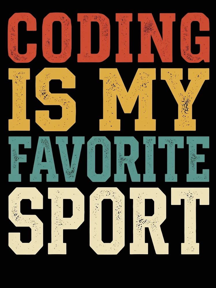 Thumbnail 4 of 4, Relaxed T-Shirt, Coding Is My Favorite Sport Programmer Humor Software Developer Coder Computer Science Coding Geek Tech Nerd designed and sold by designstoriesMK.