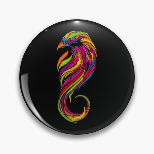 Item preview, Colorful Tropical Bird Rainbow Feather Design designed and sold by Krasnovaovaova.
