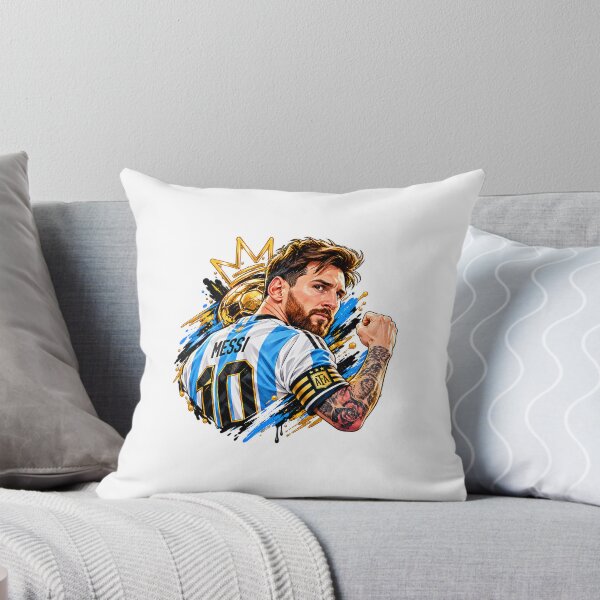 Item preview, Lionel Messi Anime Football Sticker – King of Football Argentina No. 10 designed and sold by zezoro321.
