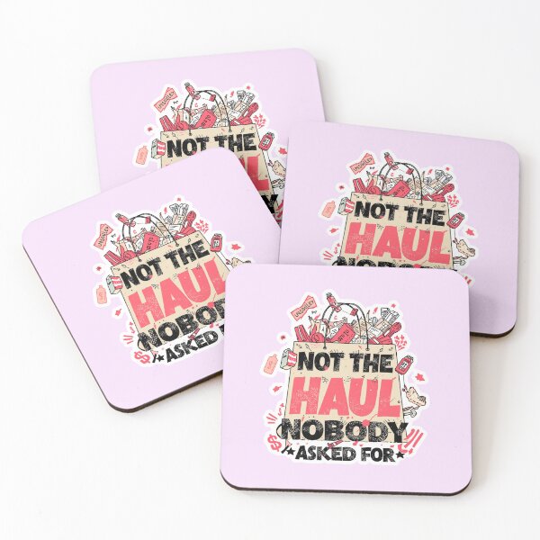 Item preview, Not The Haul Nobody Asked For Funny Shopping Sticker designed and sold by KaBaRen.