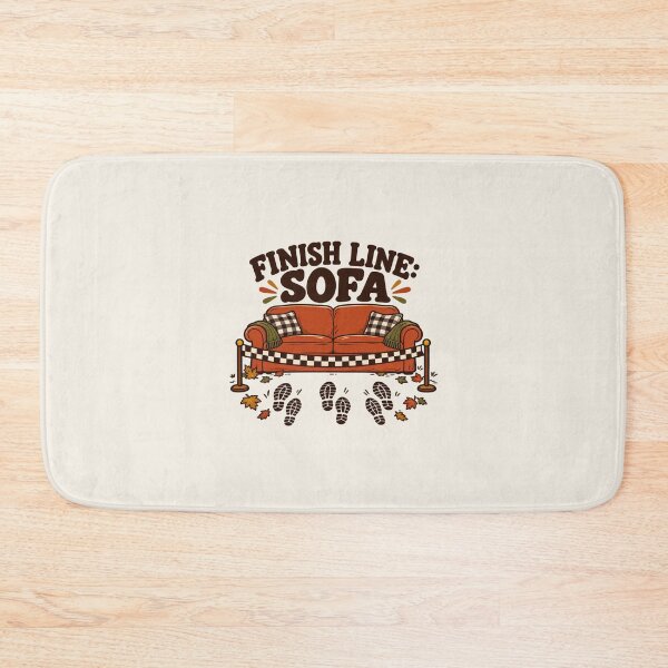 Item preview, Finish Line Sofa Funny Thanksgiving Dinner designed and sold by AMICO77.