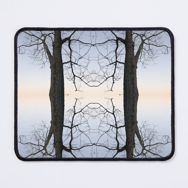 Item preview, Bare Tree Branches Symmetrical Gothic Nature Pattern designed and sold by PicturePic.