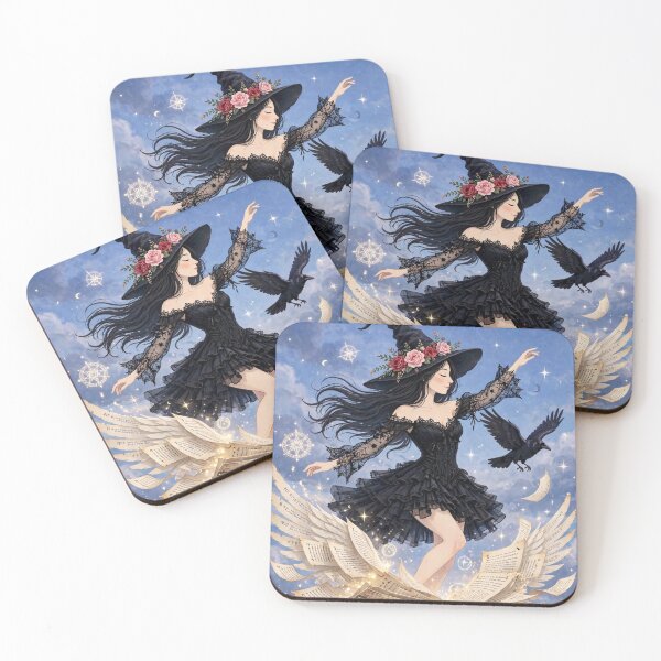 Item preview, The Enchanting Witch Emerging from an Ancient Spellbook. designed and sold by DibujandoPorfa.