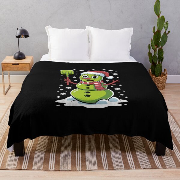 Item preview, Funny Green Snowman Santa Hat – Cute Winter Shovel Christmas Art designed and sold by jkrphoto.