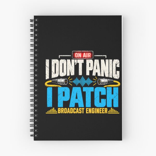 Aperçu de l'œuvre Je ne panique pas, je patch – Ingénieur de diffusion créée et vendue par amndro.