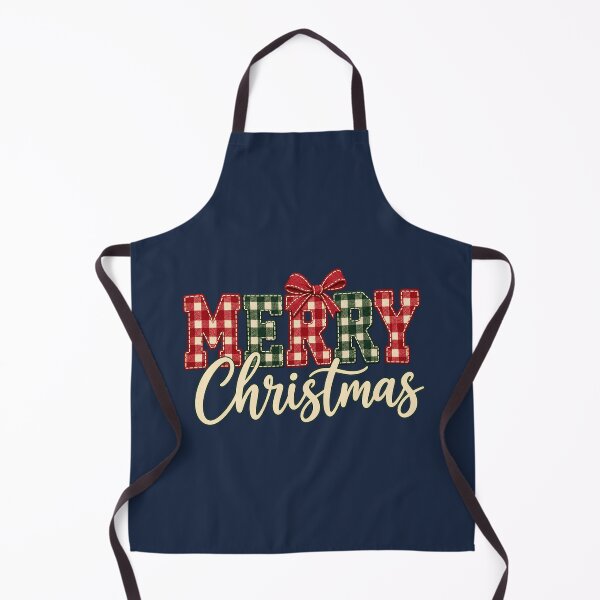 Item preview, Merry Christmas Plaid Bow Lettering designed and sold by AMICO77.