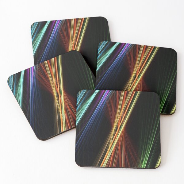 Item preview, Colourful Abstract Light Streaks – Vibrant Modern Art Design designed and sold by shoppersgallery.