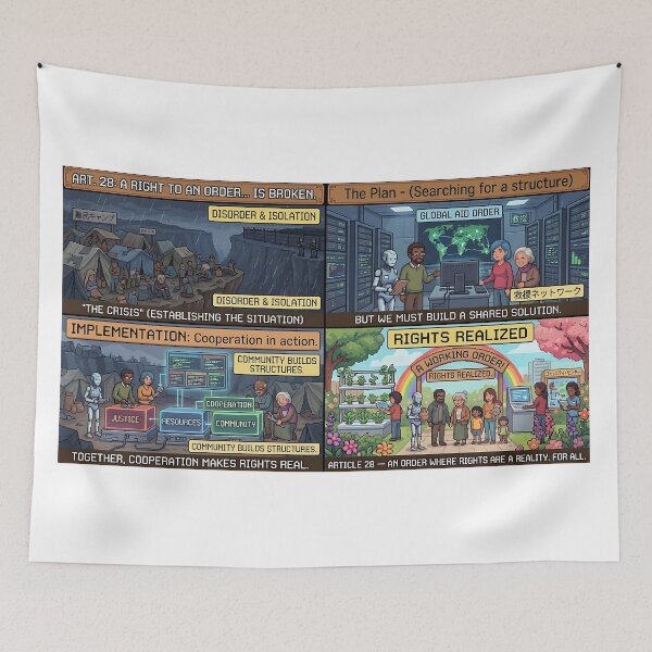 Item preview, A collective effort creates a world where rights are a reality. designed and sold by Mianku | Für das Leben.
