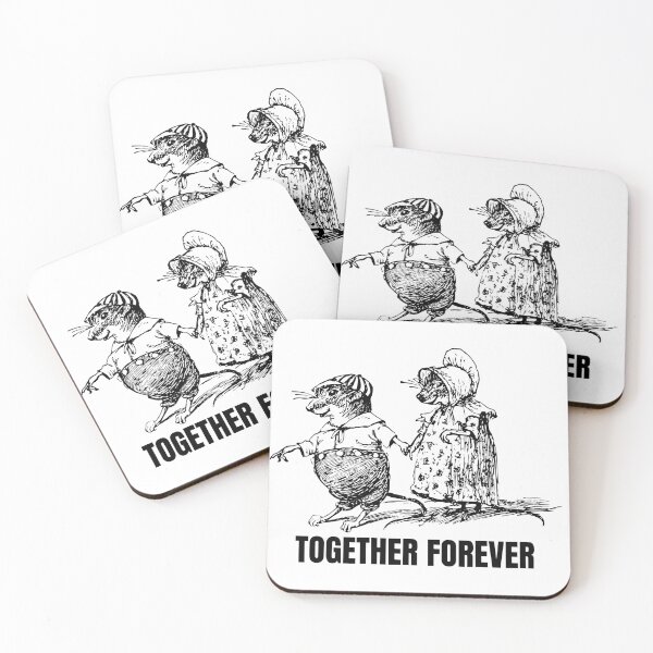 Item preview, Together Forever - Vintage Mice Couple Design designed and sold by walbayzon.
