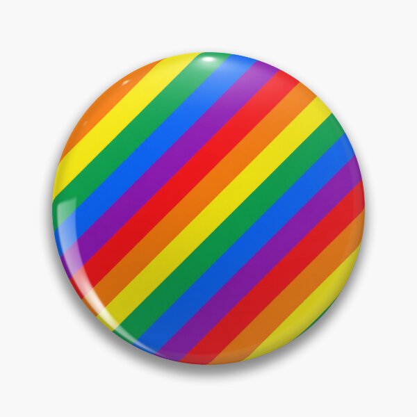 Item preview, Vivid Diagonal Rainbow Stripes Pattern Colorful Pride Abstract Modern Graphic Design designed and sold by crackerflake.