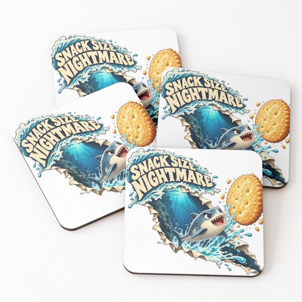 Item preview, Snack Size Nightmare Tiny Shark designed and sold by Pixdot.