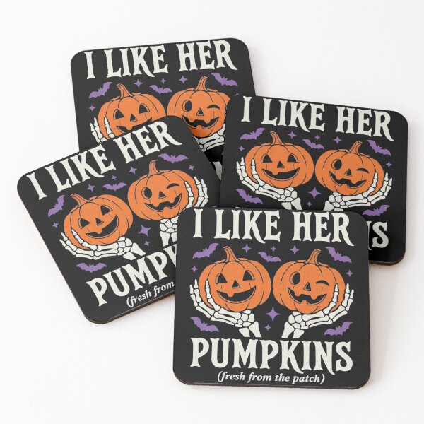 Item preview, I Like Her Pumpkins Fresh From The Patch - Funny Halloween Couple designed and sold by Per My Last Nerve Studio.