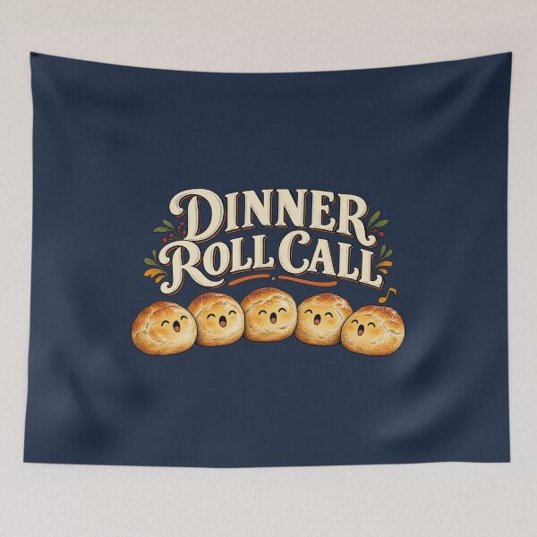 Item preview, Dinner Roll Call Funny Thanksgiving Bread designed and sold by AMICO77.