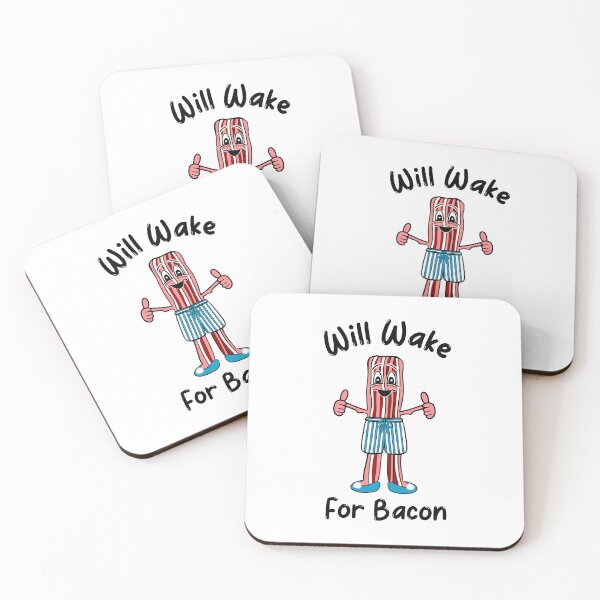Item preview, Will Wake For Bacon designed and sold by Sartoris Art.