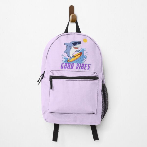 Item preview, Good Vibes Shark – Cool Surfing Shark Cartoon designed and sold by Monika’s Cute Art Studio.