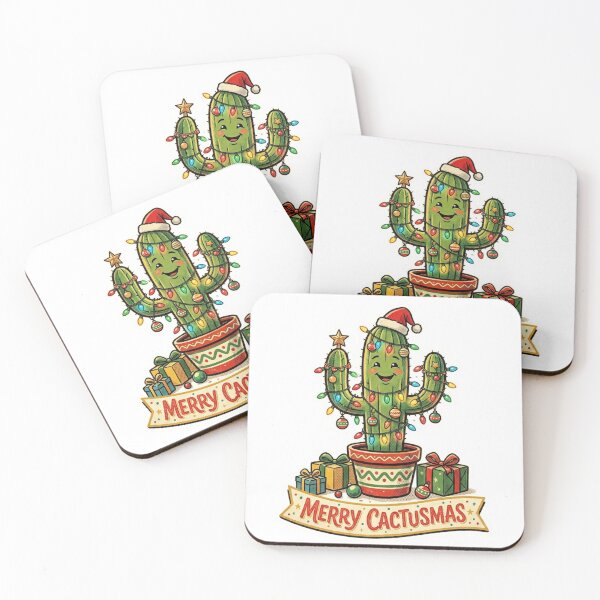 Item preview, Merry Cactusmas Funny Christmas Cactus Santa Hat Plant Lover Gift designed and sold by Sycamorre.