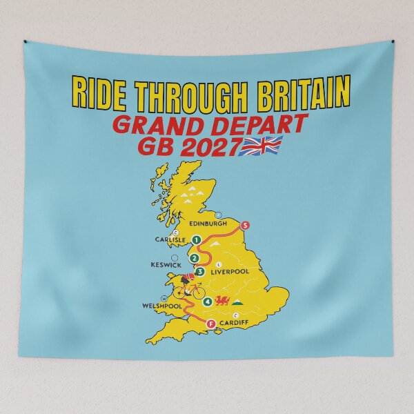 Item preview, RIDE UK – British Great Britain Cycling Road Bike 2027 grand depart designed and sold by Colorfulman.