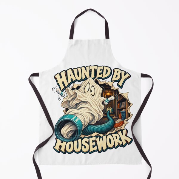 Item preview, Haunted By Housework Laundry Ghost designed and sold by Pixdot.