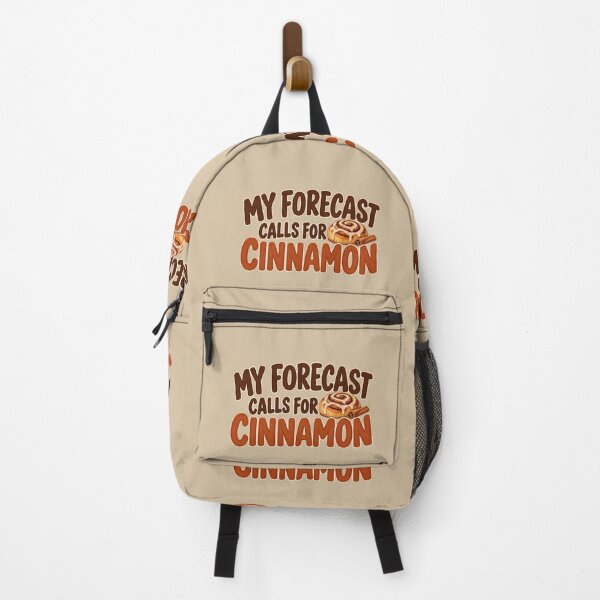 Item preview, My Forecast Calls for Cinnamon — Cozy Cinnamon Roll Design designed and sold by VioVibe.