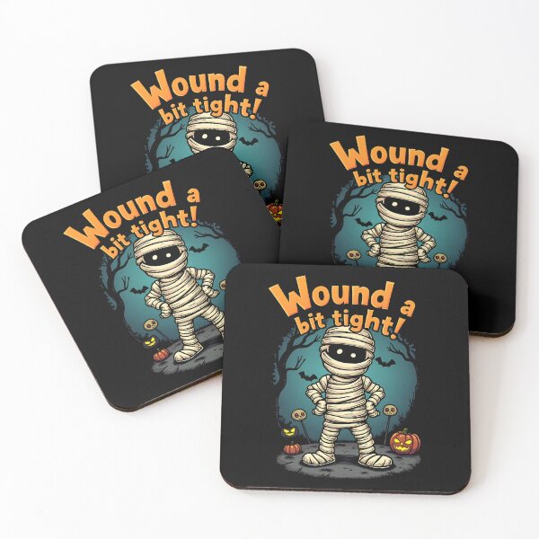 Item preview, Wound A Bit Tight Funny Halloween Mummy Gift designed and sold by Say It With Ink.