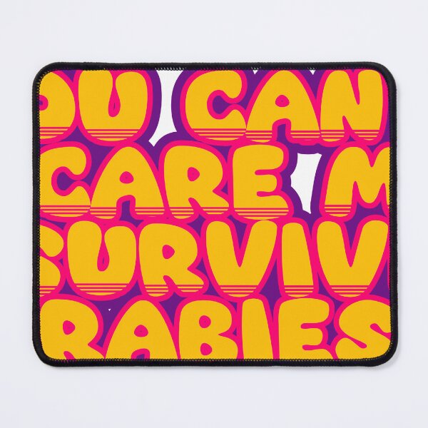 Item preview, You Can't Scare Me, I Survived Rabies – Funny Survivor Saying designed and sold by TheIconSmith.