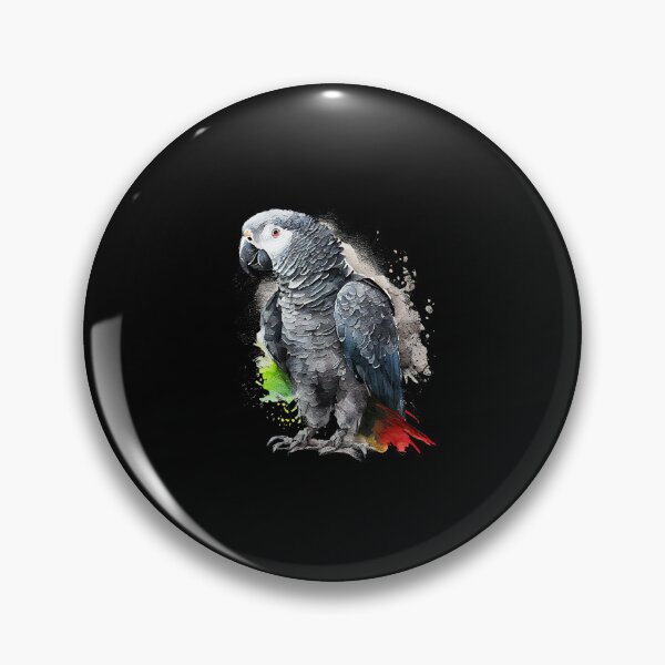 Item preview, African Grey Parrot Psittacus Bird (26) designed and sold by DistortedDemon.
