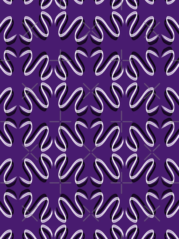 Thumbnail 4 of 4, iPhone Case, "Purple Flow: Abstract Ribbon Pattern" designed and sold by PicturePic.