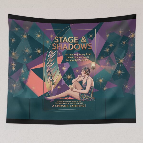 Item preview, Stage and Shadows - Vintage Art Deco designed and sold by ArtworkNorth.