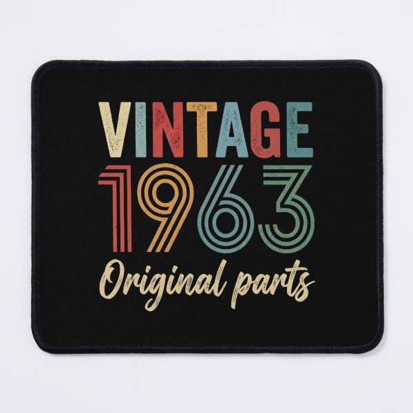 Item preview, Born In 1963 Original Parts Vintage Retro Classic 1960s Birthday Gift designed and sold by designstoriesMK.