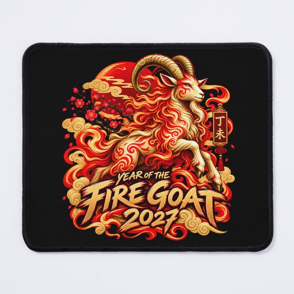 Item preview, Chinese New Year of the Fire Goat 2027 - Chinese Zodiac Lunar New Year designed and sold by Genius Geek.
