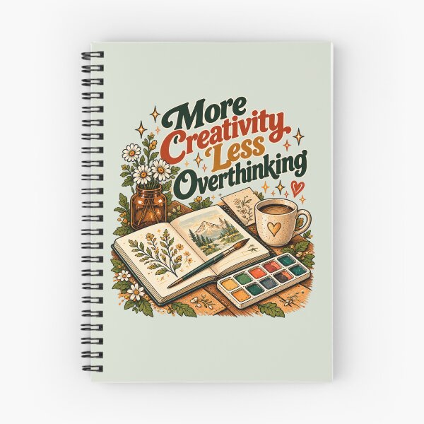 Item preview, More Creativity Less Overthinking - Vintage Artist designed and sold by NViora.