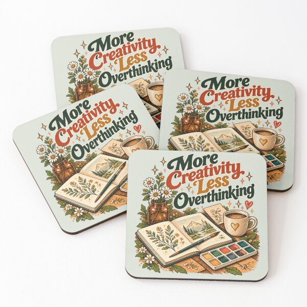 Item preview, More Creativity Less Overthinking - Vintage Artist designed and sold by NViora.