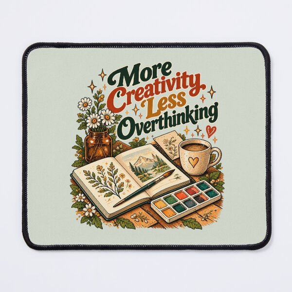 Item preview, More Creativity Less Overthinking - Vintage Artist designed and sold by NViora.