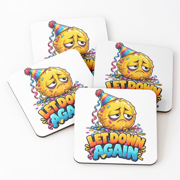 Item preview, Let Down Again Funny Deflated Balloon Sarcasm Art designed and sold by LoafLogic.