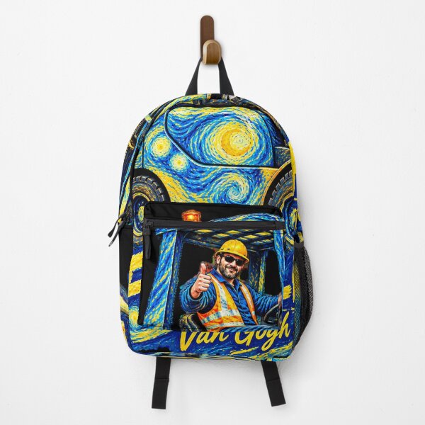 Item preview, Van Gogh Inspired Forklift Art designed and sold by RetroNibylander.