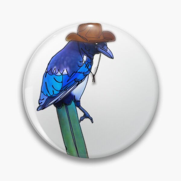 Item preview, Swoops the Magpie in cowboy hat – animalzinhats designed and sold by Ashley’sAnimalz.