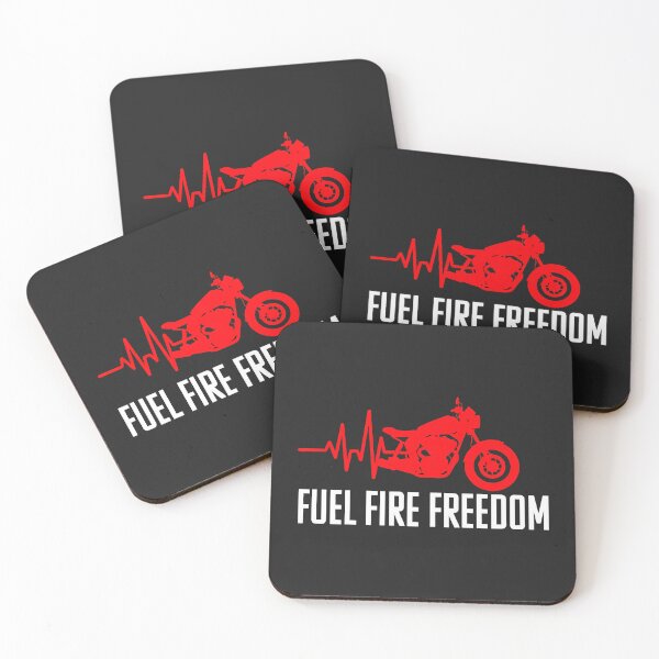 Item preview, Fuel Fire Freedom Motorcycle Heartbeat designed and sold by LV-creator.