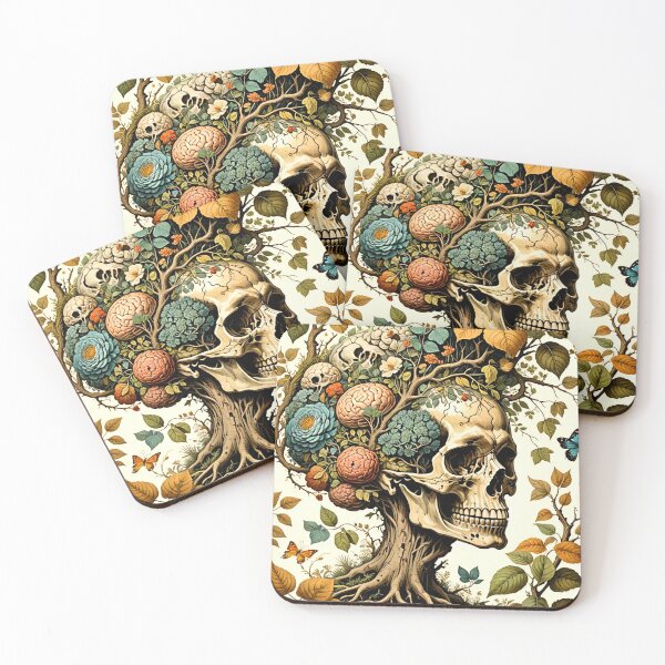 Item preview, Living Dead Skull Art designed and sold by Earth Nature Creations.