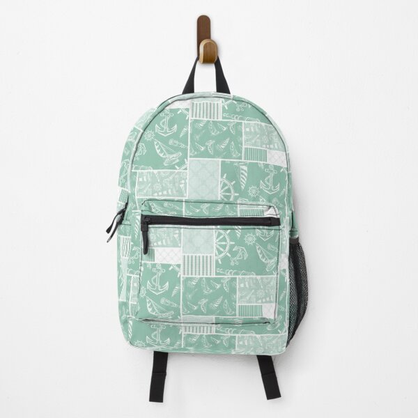 Item preview, Seafoam Quilt Design Nautical Charcoal Sketches Collection- Features Netting, Stripes, Nautical Items, and Lighthouse Designs designed and sold by PD-Coastal.