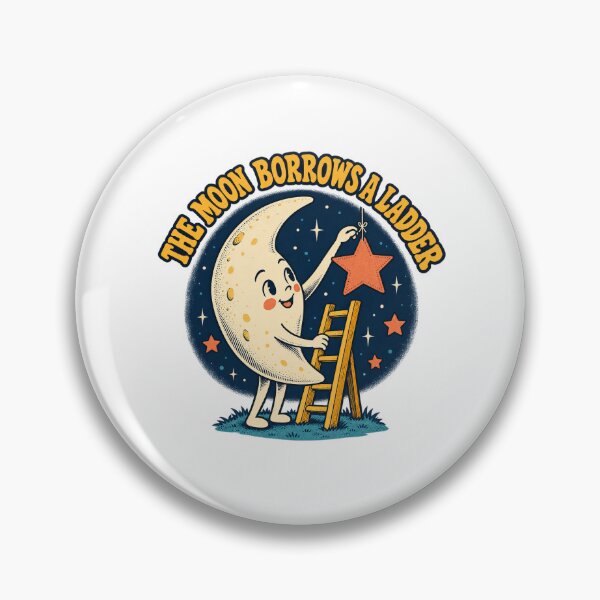 Item preview, Moon Hangs a Star with a Ladder designed and sold by Pixdot.