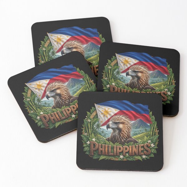 Item preview, Philippines Heritage – Eagle & Rice Terraces Emblem designed and sold by FlagX.