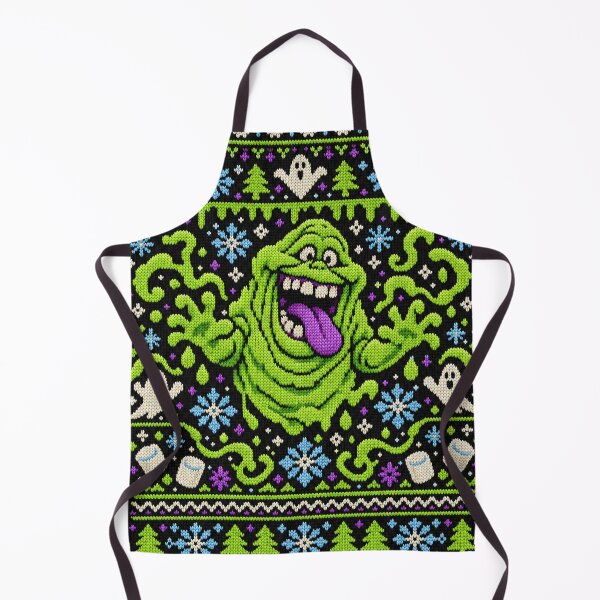 Item preview, Ghostbusters Slimer Ghostly Ugly Christmas Sweater designed and sold by Quoteez.