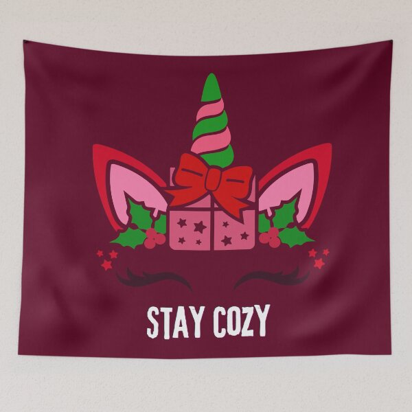 Item preview, Cute Unicorn Merry Christmas Santa Hat - Holiday Kids & Girls Gift designed and sold by stormk10.