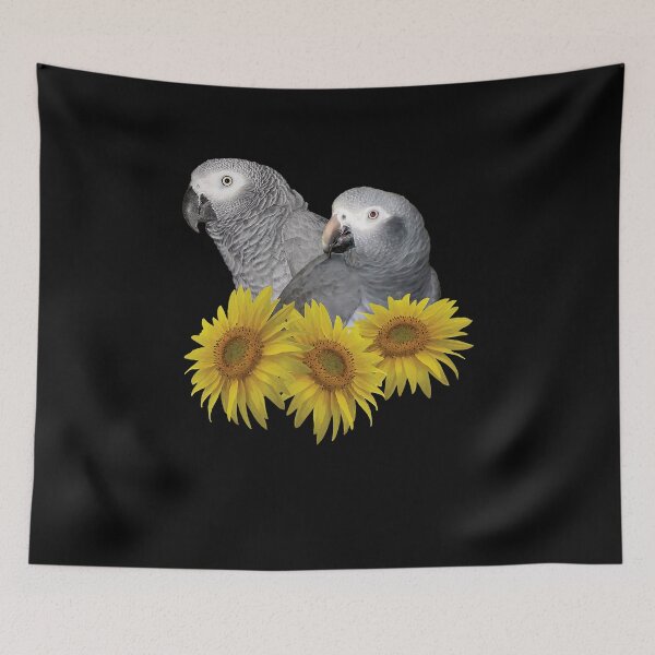 Item preview, African Grey Parrot Psittacus Bird (27) designed and sold by DavetteJungle.