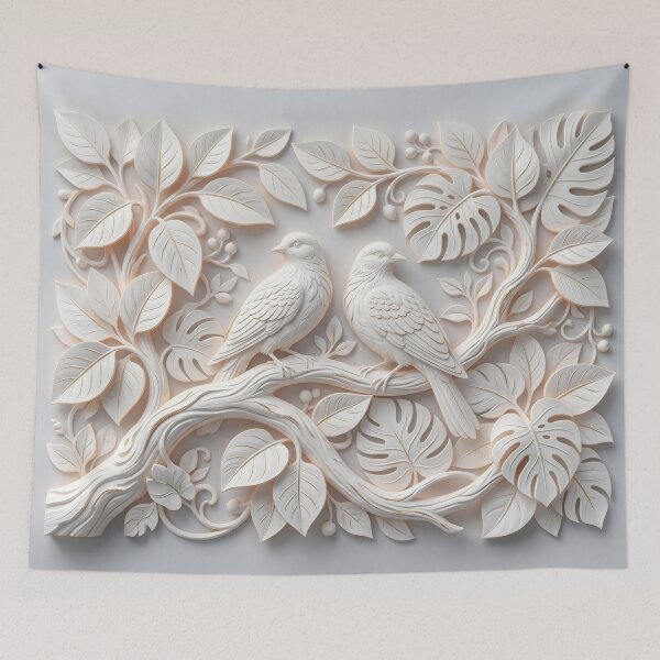 Item preview, 3D Birds on Branch designed and sold by AnnArtshock.