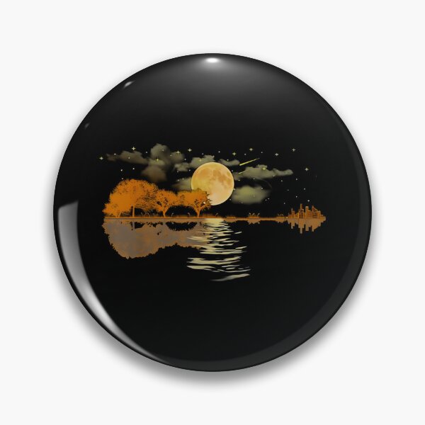 Item preview, Guitar Lake Reflections - Musician Gift designed and sold by jadeflafico.