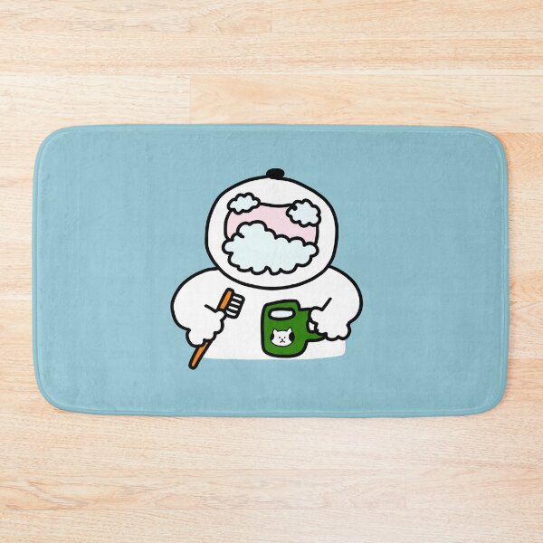 Item preview, Un gato cepillándose los dientes designed and sold by superbaechoo.