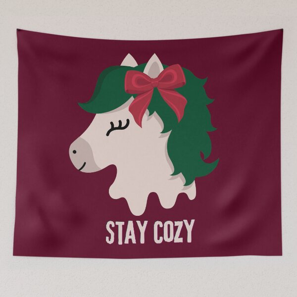 Item preview, Cute Unicorn Merry Christmas Santa Hat - Holiday Kids & Girls Gift designed and sold by stormk10.
